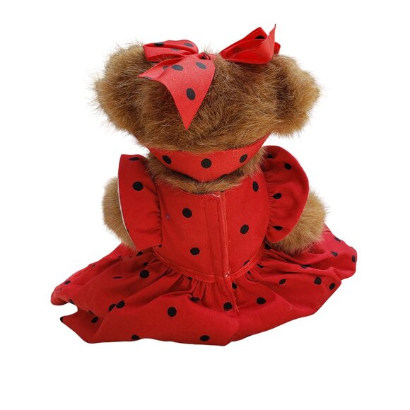Vintage Bearington Collection ladybug teddy bear 13" - Picture 2 of 4